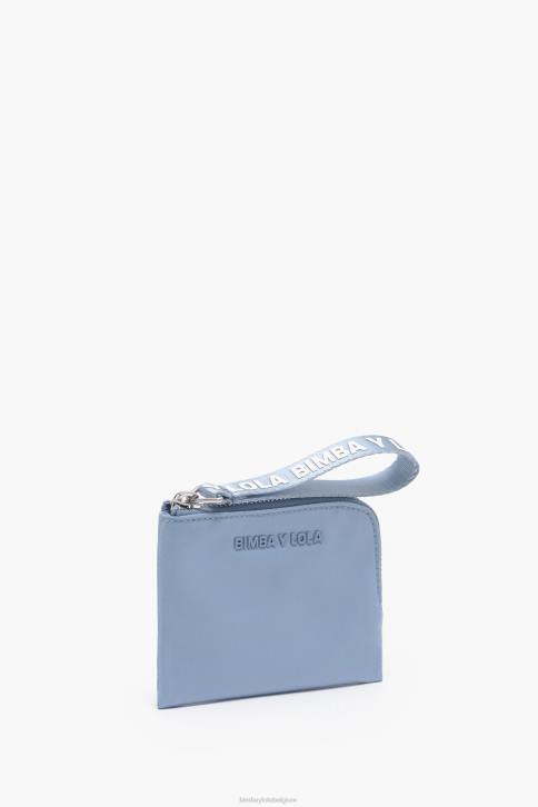 pastel nylon gebogen portemonnee Bimba Y Lola blauw accessoires 4HDL981