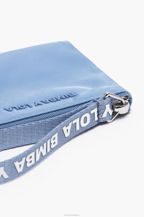 pastel nylon gebogen portemonnee Bimba Y Lola blauw accessoires 4HDL981