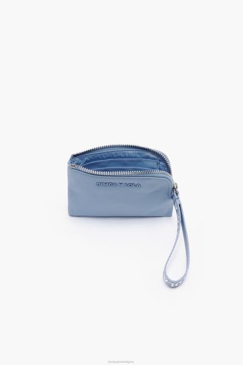 pastel nylon gebogen portemonnee Bimba Y Lola blauw accessoires 4HDL981