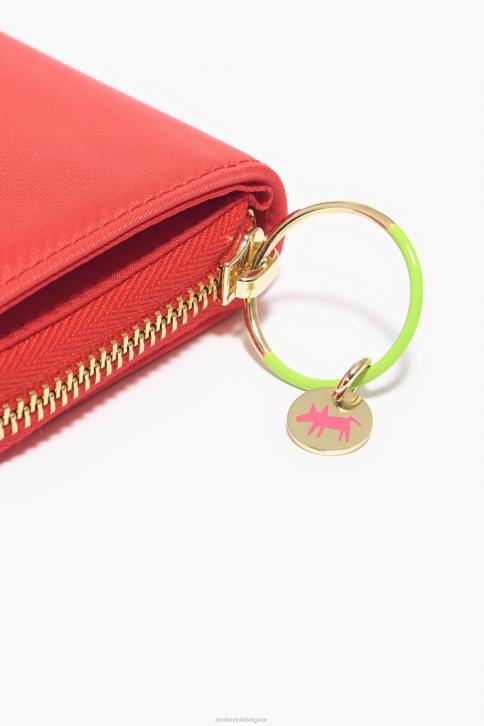 portemonnee met nylon klep Bimba Y Lola rood accessoires 4HDL1057