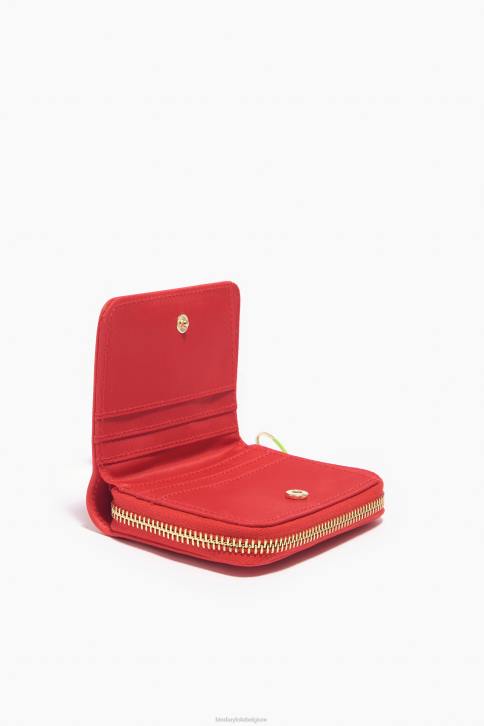 portemonnee met nylon klep Bimba Y Lola rood accessoires 4HDL1057