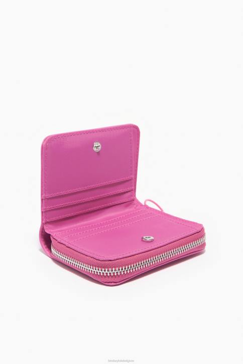 portemonnee met nylon klep Bimba Y Lola roze accessoires 4HDL1059