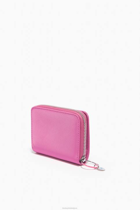 portemonnee met nylon klep Bimba Y Lola roze accessoires 4HDL1059