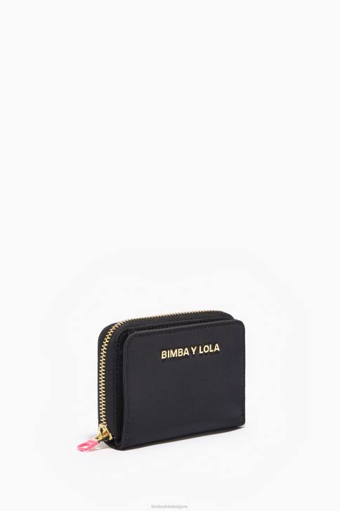 portemonnee met nylon klep Bimba Y Lola zwart accessoires 4HDL1058