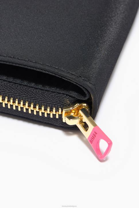 portemonnee met nylon klep Bimba Y Lola zwart accessoires 4HDL1058