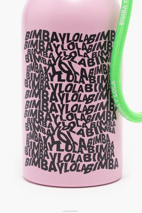 lichte ola roestvrijstalen fles Bimba Y Lola roze accessoires 4HDL893
