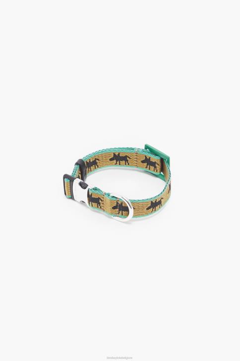 logo halsband voor huisdieren Bimba Y Lola khaki accessoires 4HDL967