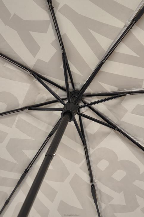 paraplu met distorb-logo Bimba Y Lola beige accessoires 4HDL961
