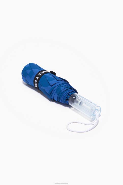 paraplu met distorb-logo Bimba Y Lola blauw accessoires 4HDL963