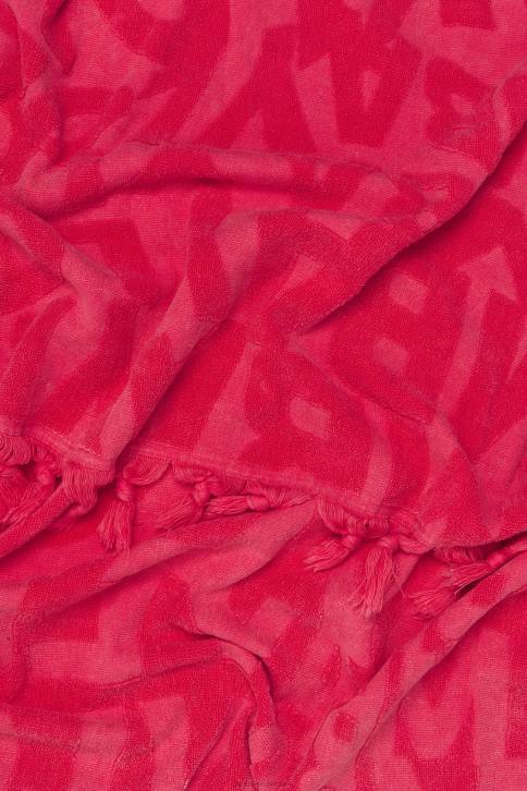 jacquard handdoek met logo Bimba Y Lola fuchsia accessoires 4HDL876