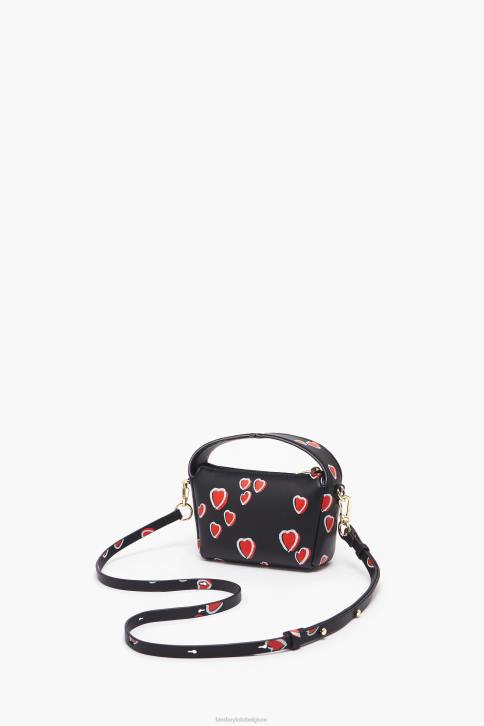 harten lederen hobo tas Bimba Y Lola zwart accessoires 4HDL60