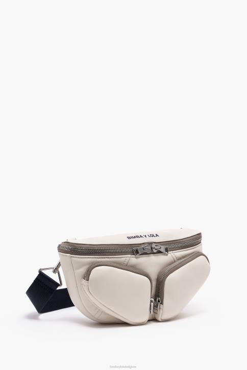 heuptasje van leer Bimba Y Lola wit accessoires 4HDL19