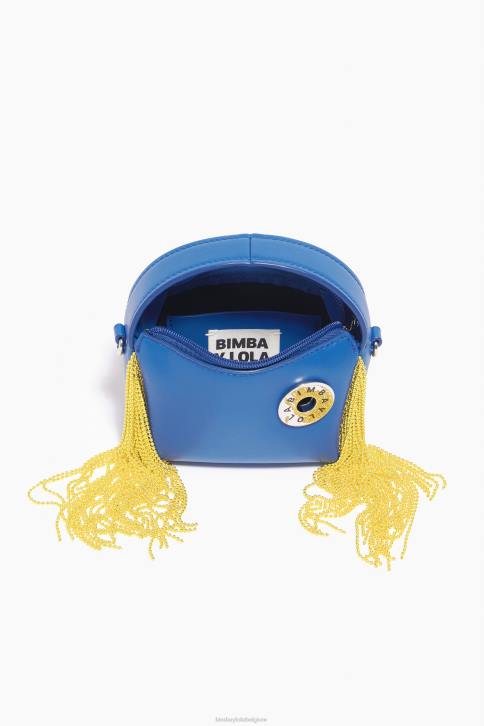lederen hobo tas Bimba Y Lola elektrisch blauw accessoires 4HDL63
