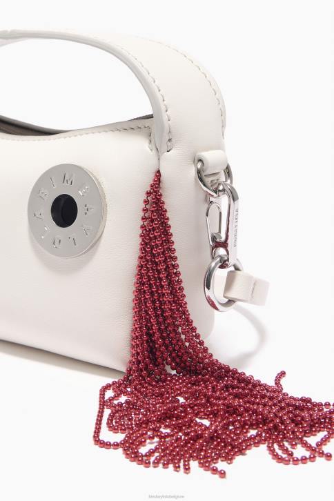 lederen hobo tas Bimba Y Lola gebroken wit accessoires 4HDL61