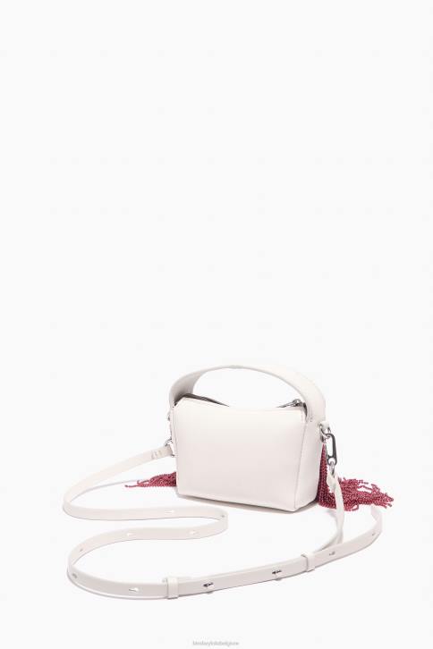 lederen hobo tas Bimba Y Lola gebroken wit accessoires 4HDL61