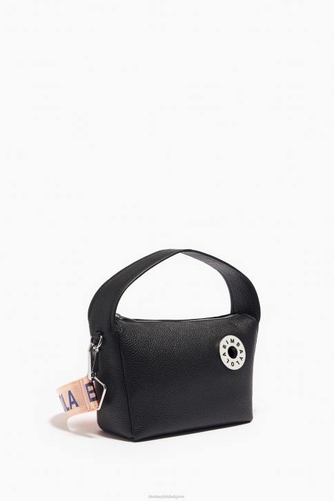 lederen hobo tas Bimba Y Lola zwart accessoires 4HDL51