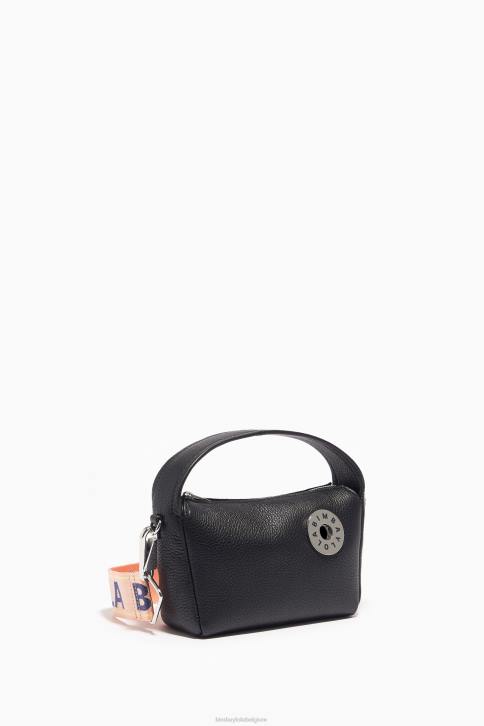 lederen hobo tas Bimba Y Lola zwart accessoires 4HDL54