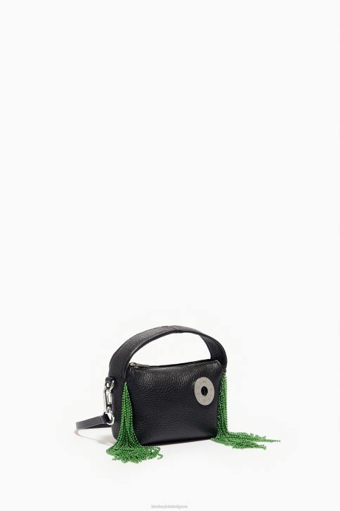 lederen hobo tas Bimba Y Lola zwart accessoires 4HDL62