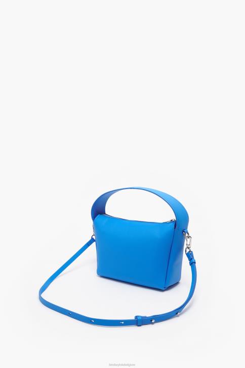 leren hobo tas van byl met bananenprint Bimba Y Lola blauw accessoires 4HDL56
