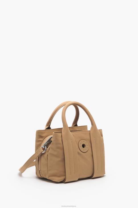 nylon draagtas Bimba Y Lola bruinen accessoires 4HDL76