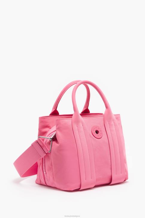 nylon draagtas Bimba Y Lola roze accessoires 4HDL73