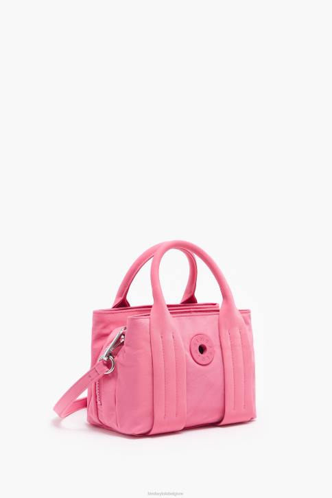 nylon draagtas Bimba Y Lola roze accessoires 4HDL78