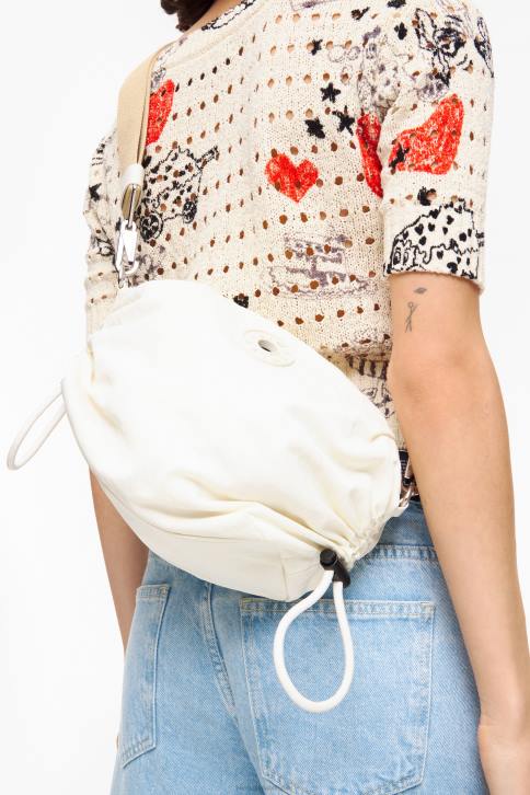 nylon gerimpelde crossbody tas Bimba Y Lola steen accessoires 4HDL91