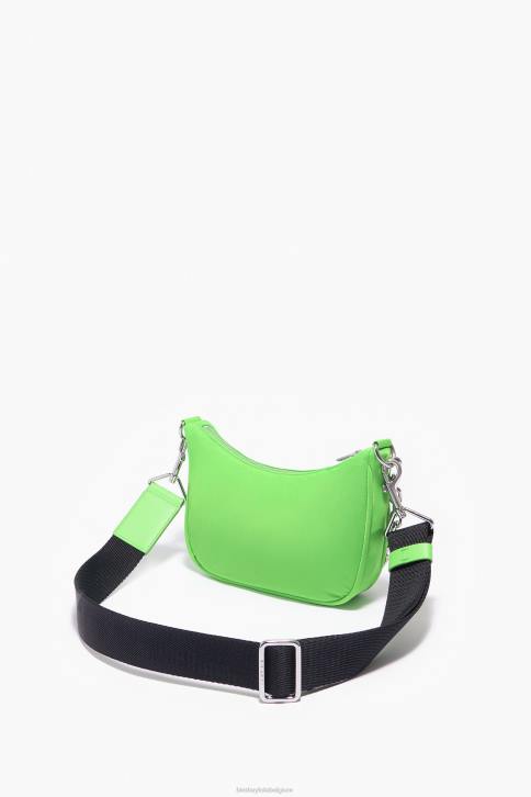 nylon maan tas Bimba Y Lola Neon groen accessoires 4HDL100