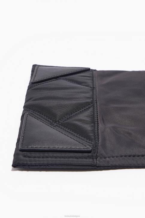 nylon schoudertas met klep Bimba Y Lola zwart accessoires 4HDL108