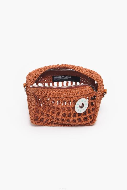 raffia hobo tas Bimba Y Lola oranje accessoires 4HDL9