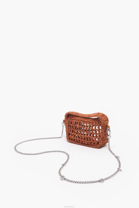 raffia hobo tas Bimba Y Lola oranje accessoires 4HDL9