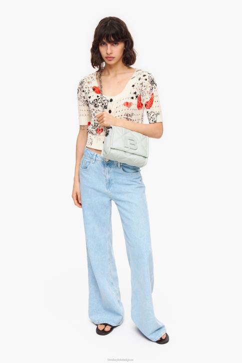 schoudertas van zout nylon Bimba Y Lola zee accessoires 4HDL107