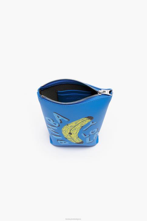 byl crossbodytas met bananenprint Bimba Y Lola blauw accessoires 4HDL152