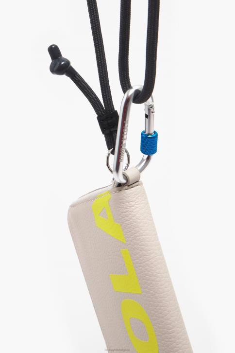 leren rechthoekige minitas Bimba Y Lola gebroken wit accessoires 4HDL163