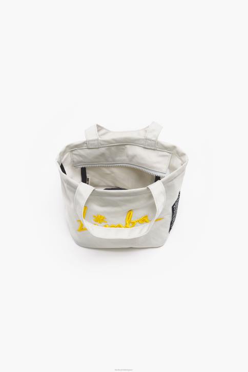nylon trapezium minitas Bimba Y Lola ijs grijs accessoires 4HDL158