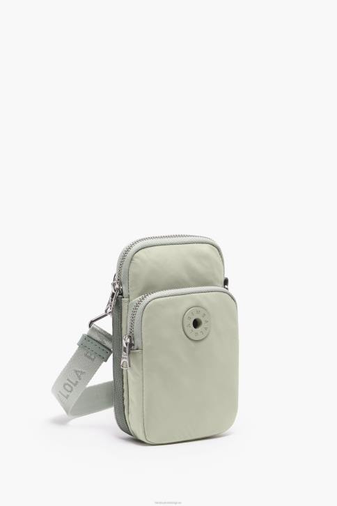 rechthoekige minitas Bimba Y Lola ijs grijs accessoires 4HDL155