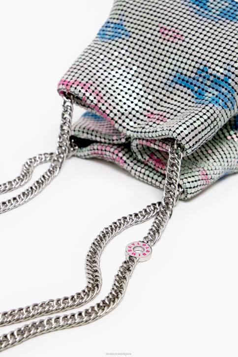 mesh emmertas met print Bimba Y Lola vis accessoires 4HDL144