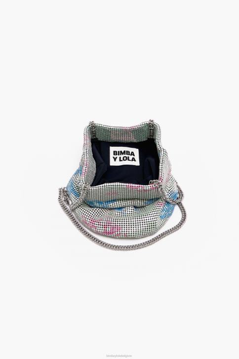 mesh emmertas met print Bimba Y Lola vis accessoires 4HDL144