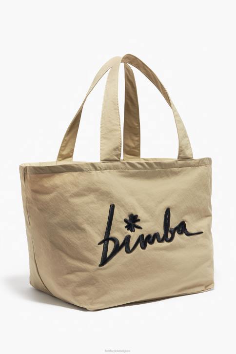 nylon boodschappentas Bimba Y Lola beige accessoires 4HDL122