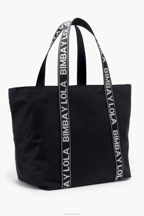 nylon boodschappentas Bimba Y Lola zwart accessoires 4HDL130