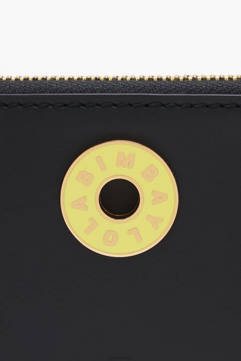 lederen rechthoekige portemonnee Bimba Y Lola zwart accessoires 4HDL1033
