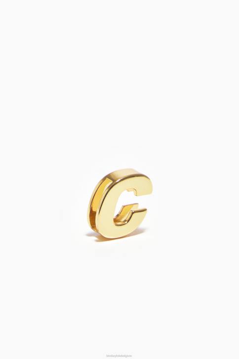letter c bedel metaal Bimba Y Lola goud accessoires 4HDL1151