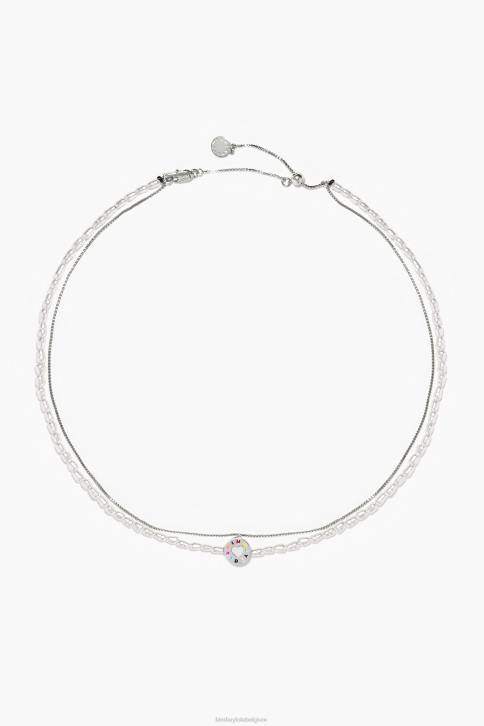 korte gouden ketting Bimba Y Lola zilver accessoires 4HDL665