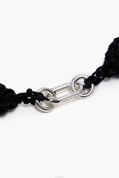 lange koord dolfijnen ketting Bimba Y Lola zwart accessoires 4HDL849