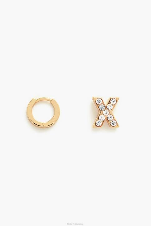 letter mini hoepel oorbellen Bimba Y Lola X accessoires 4HDL1172
