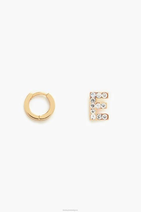 letter mini hoepel oorbellen Bimba Y Lola e accessoires 4HDL1153