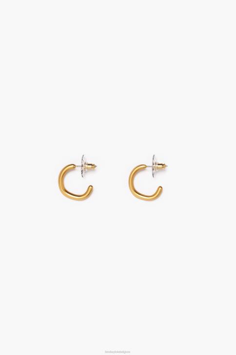 matte en hoop oorbellen Bimba Y Lola goud accessoires 4HDL762