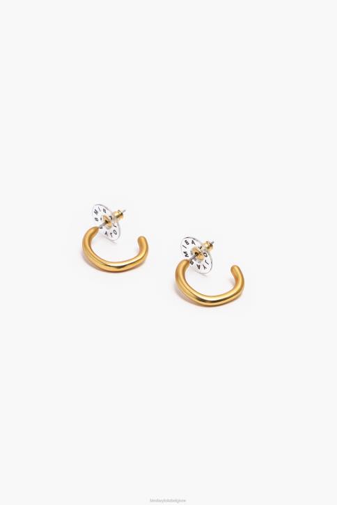 matte en hoop oorbellen Bimba Y Lola goud accessoires 4HDL762
