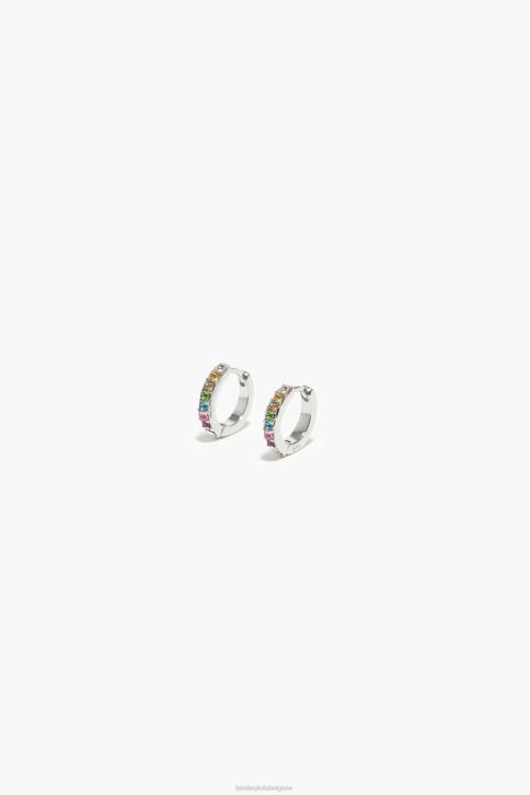 mini hoepel oorbellen Bimba Y Lola zilver accessoires 4HDL719