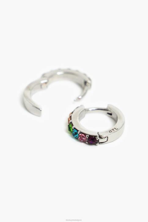 mini hoepel oorbellen Bimba Y Lola zilver accessoires 4HDL719